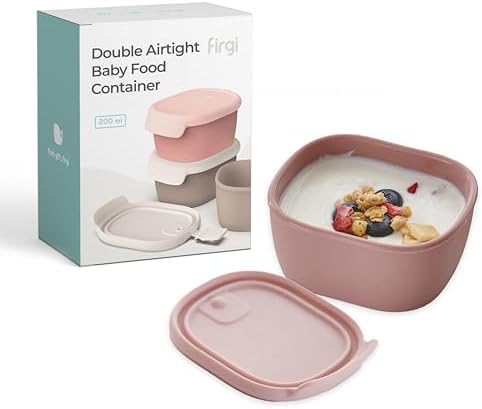 Silicone Baby Food Storage Containers by FIRGI-FirstGift