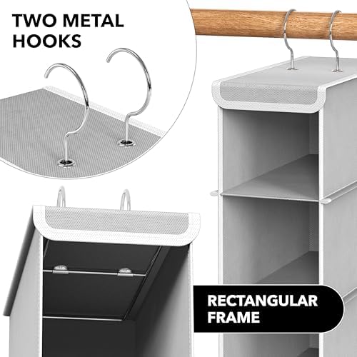 Simple Houseware 10 Shelves Closet Hanging Shoe Organizer - Image 5