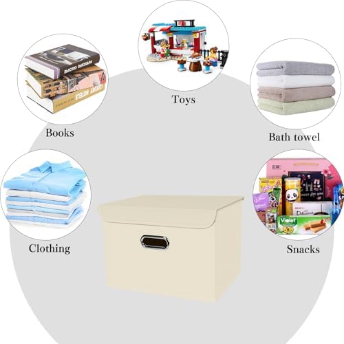 8-Pack Large Collapsible Storage Bins - Image 3