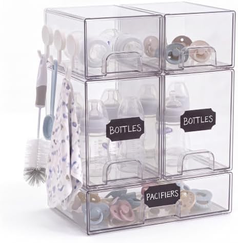 5 pack baby bottle storage organizer by Unknown