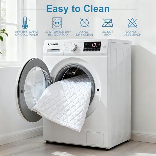 2 Pack Waterproof Mattress Protector Crib, Cotton 24X38 Fitted Crib Sheets Crib - Image 7