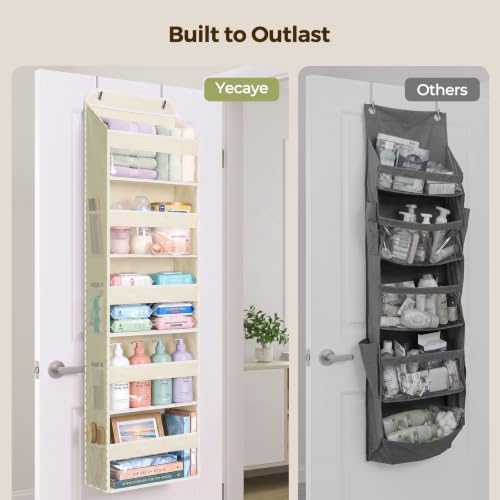 LAMU Over the Door Organizer, Large Capacity Behind the Door Storage - Image 6