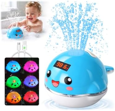 Pircaath Light Up Bath Sprinkler Toy by Pircaathpoolthermometer