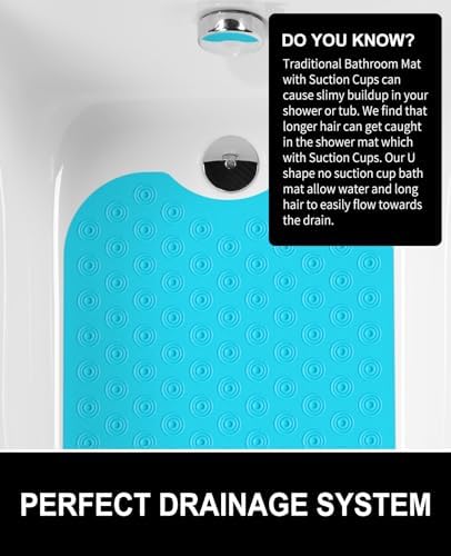 OTHWAY Bathtub Mat Non Slip, 39X16 inch Bath Mat - Image 6
