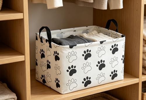 Essme Rectangular Dog Basket, Cute Storage Basket - Image 5