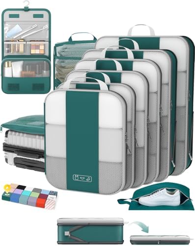 OlarHike 10 Set Compression Packing Cubes by OlarHike