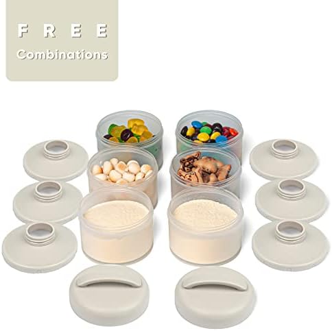 Termichy Stackable Formula Dispenser Portable: Milk Powder Container to go - Image 3