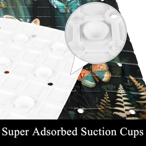Non Slip Bathtub and Shower Mat 26.8x15.1 inch, Bath Mat - Image 3