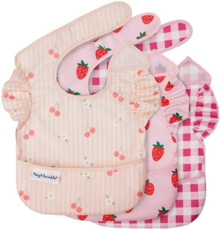 Tiny Twinkle Mess-Proof Baby Bibs by TinyTwinkle