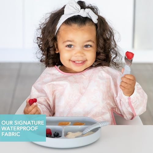 Bumkins Sleeved Bib for Girl or Boy, Baby and Toddler for 6-24 Mos, Essential - Image 3