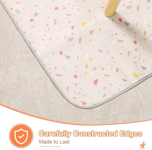CLYMENE Splat Mat for Under High Chair, 51x51 Inch Antislip Baby Splash Mat - Image 6