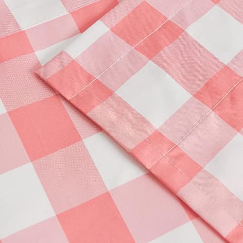 Hiasan Buffalo Plaid Curtains Valances, 52W x 18L, 1 Panel - Image 5