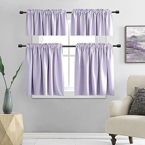 DONREN Lavender Light Purple Valances - Image 4