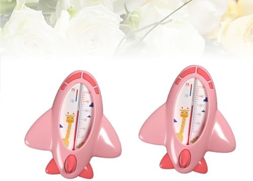 2Pcs Baby Bath Water Thermometer, Waterproof Pink Temperature Gauge - Image 7