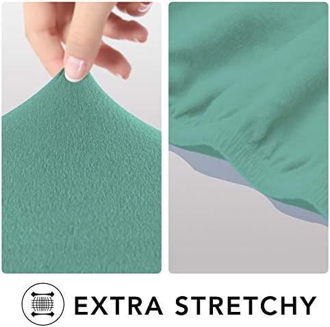 PureFit Stretch Loveseat Covers Fleece Couch Covers - Image 4