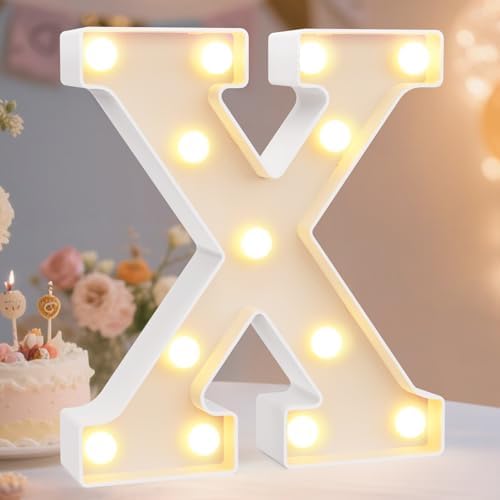 Pooqla LED Marquee Letter Lights Sign, Light Up Alphabet Letter by Pooqla
