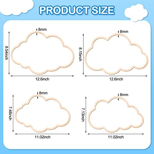 Kathfly 4 Pcs Boho Nursery Wall Decor - Image 2
