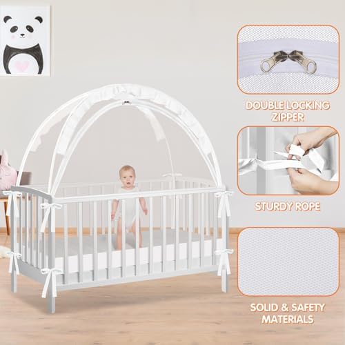 Crib Tent to Keep Baby from Climbing Out - Image 4