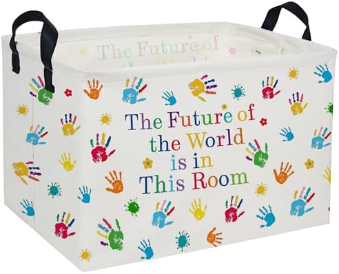 Rectangle Kids Baskets Book Basket Cute Storage Bin Organizer Boys Box by DDBASKET