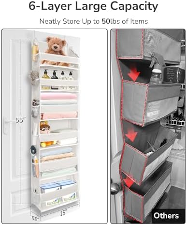 ULG 2 Pack Over The Door Organizer - Image 4