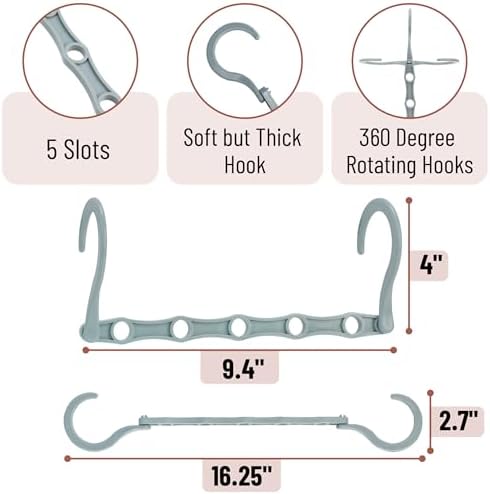 Mr. Pen- Space Saving Hangers, 360° Rotating Hooks - Image 3