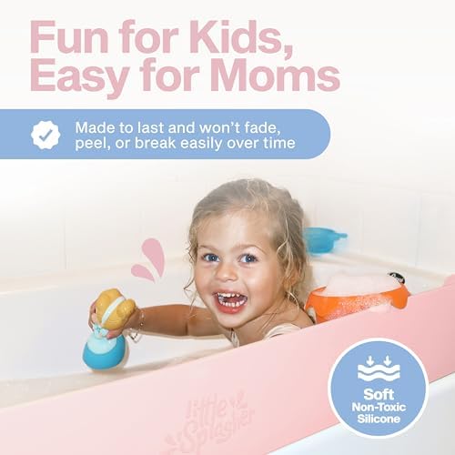 Little Splasher Original PlayPad, Bathtub Splash Guard Play Shelf - Image 5