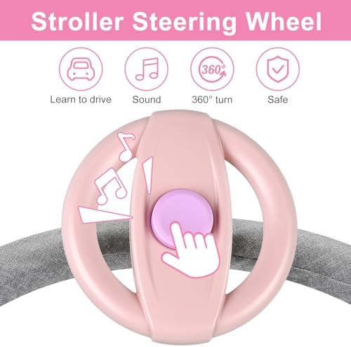 Accmor Stroller Steering Wheel Toy, Steering Wheel - Image 7