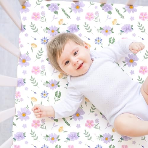 4 Pack Butterfly Baby Crib Sheets - Image 3