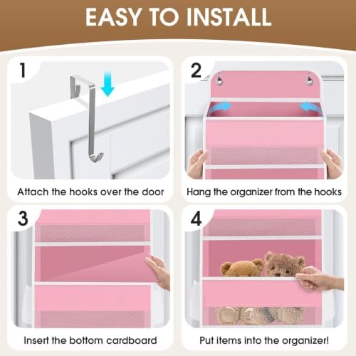 1Pack Over The Door Organizer Large Capacity Hanging Storage Room Organizer - Image 3