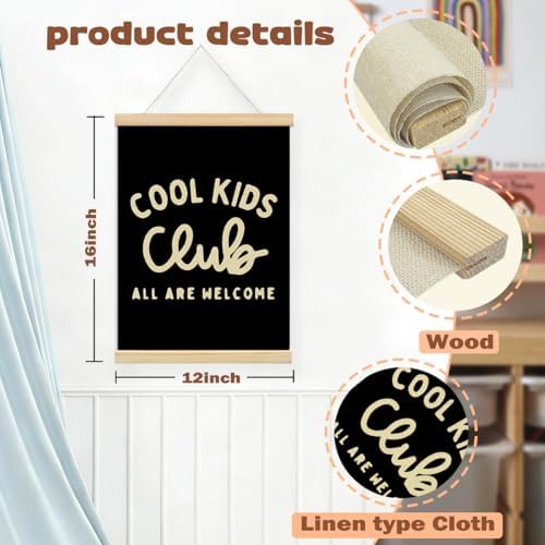 Playroom Decor, Cool Kids Club Wall Art Framed Poster, Boys Room Decor - Image 6