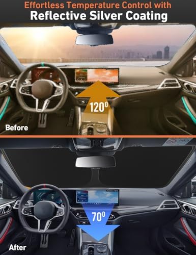 EcoNour Windshield Sunshade for Landrover Discovery Sport 2014-2025 2024 - Image 4