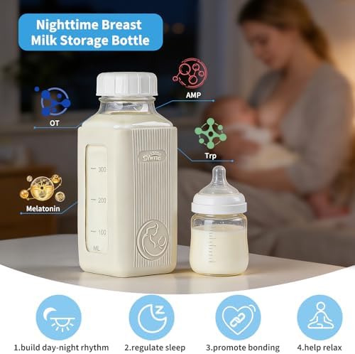Syntic 16 Oz Glass Milk Storage Bottle - Image 2
