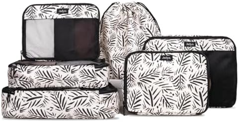 Jadyn Packing Cubes for Travel, 6-Piece Large Packing Cube Organizer Set for by Jadyn