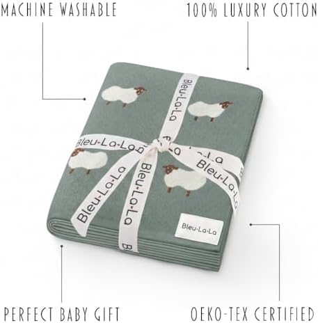 Knit Baby Swaddle Blanket - Image 4