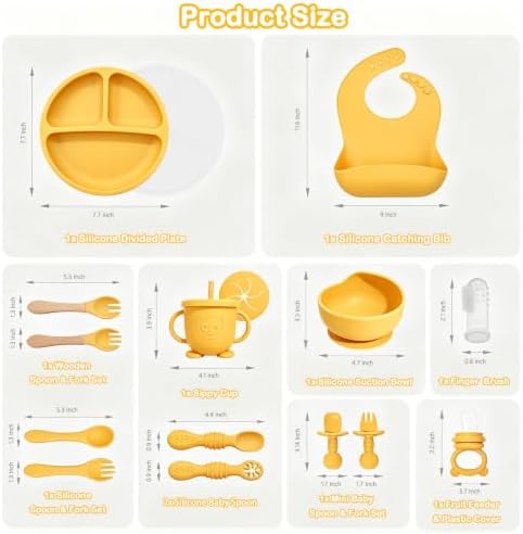 Silicone Baby Feeding Utensils Set - Image 2
