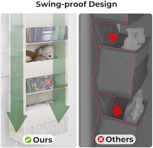 GRANNY SAYS Over the Door Organizer, 5-Shelf Behind the Door Storage - Image 5