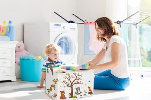 Essme Rectangular Kids Baskets Boys Basket, Animal Storage Bins - Image 4
