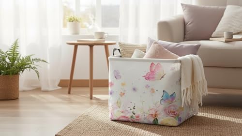 CLOCOR Rectangular Storage Bin, Waterproof Books Box, Gift Basket - Image 2