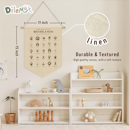 Woodland Classroom Decor, Woodland Tracks Nursery Decor Banner - Image 7