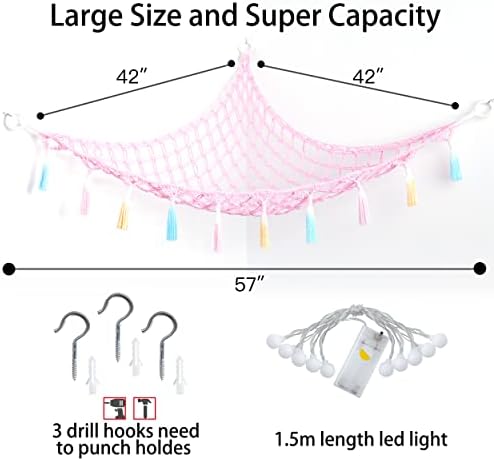Stuffed Animal Storage Hammock Toy Net - Image 4