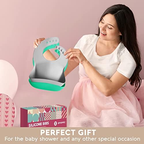 Sperric Silicone Baby Bibs - Image 5
