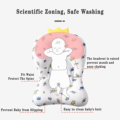 Baby Bath Pad, Soft Bathtub Mat, Adjustable Nonslip Newborn Toddler Bath Cushion - Image 4