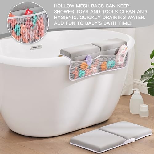 Bath Kneeler and Elbow Rest Pad Set, Thick Soft Quick Dry Bathtub Mat - Image 5