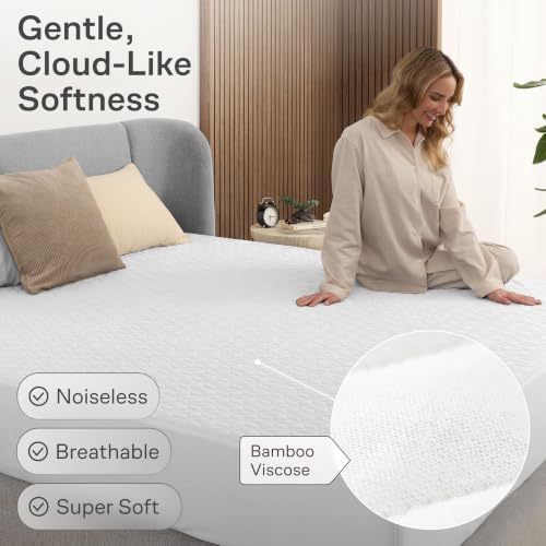 100% Waterproof Noiseless & Breathable King Size Mattress Protector - Image 4
