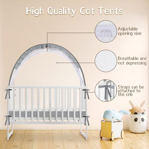 Crib Tent to Keep Baby from Climbing Out - Image 3