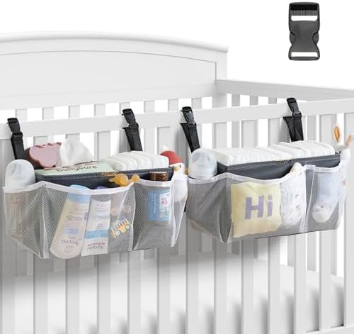 2-Pack Diaper Caddy Organizer for Crib by HOGARCOSAS