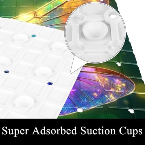 Shower Mat Non Slip, Dragonfly Anti Slip Bath Mat - Image 3