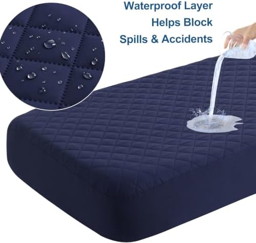BEDSUM 2-Pack Waterproof Crib Mattress Protector - Image 3