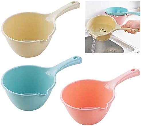 3PCS Plastic Bathing Ladle Spoons Kitchen Accessories Bathroom Water Scoop Cup by SNOBUOWIN