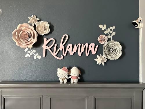 Personalized Custom Wood Name Sign, Nursery Name Signs, Family Wooden Baby Name - Image 5